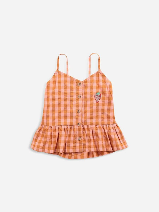 Vichy woven tank top - pilzessono.shop - zauberhafte Kinderdinge