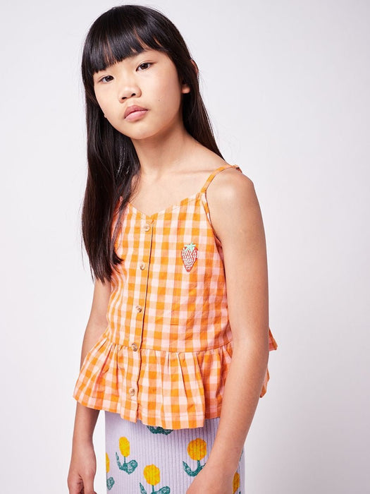 Vichy woven tank top - pilzessono.shop - zauberhafte Kinderdinge