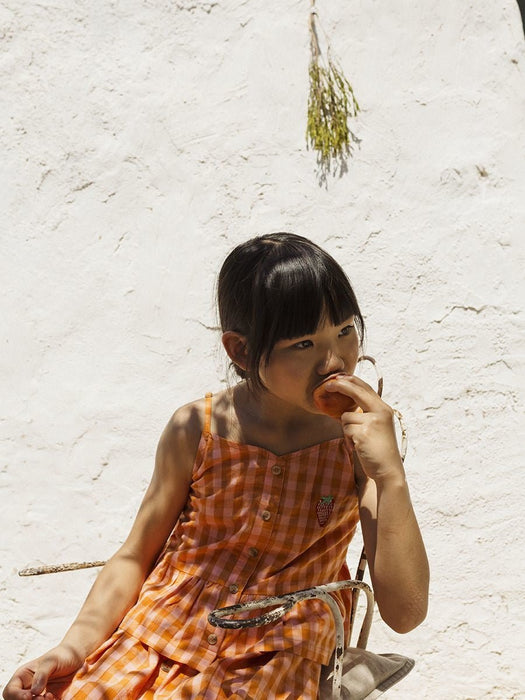 Vichy woven tank top - pilzessono.shop - zauberhafte Kinderdinge