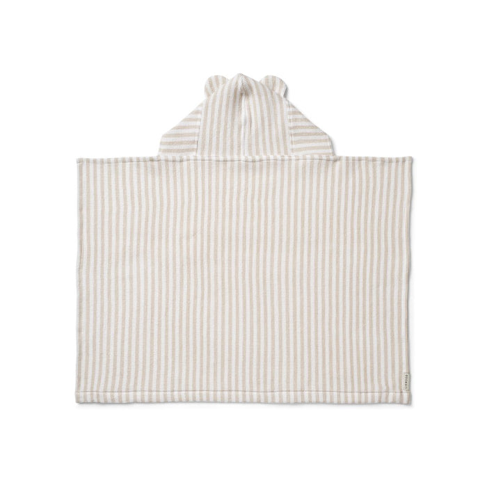 Vilas Baby Hooded Waffle Handtuch Y/D gestreift von Liewood - pilzessono.shop - zauberhafte Kinderdinge