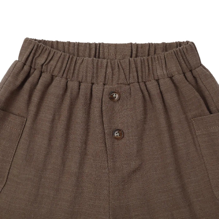 Waid Shorts in Coconut Brown - pilzessono.shop - zauberhafte Kinderdinge
