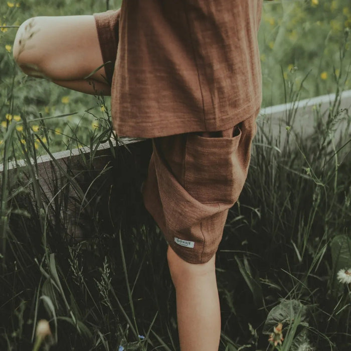 Waid Shorts in Coconut Brown - pilzessono.shop - zauberhafte Kinderdinge