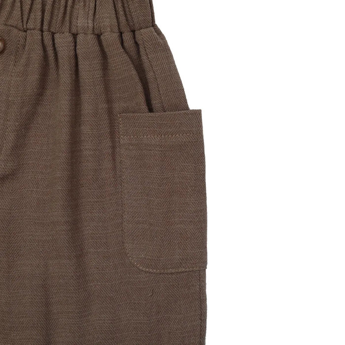 Waid Shorts in Coconut Brown - pilzessono.shop - zauberhafte Kinderdinge