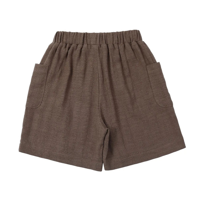 Waid Shorts in Coconut Brown - pilzessono.shop - zauberhafte Kinderdinge