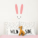 Wandsticker HASE von Chispum - pilzessono.shop - zauberhafte Kinderdinge