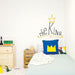 Wandsticker headbord the king | von Chispum - pilzessono.shop - zauberhafte Kinderdinge
