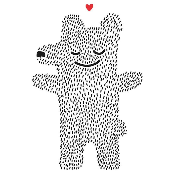 Wandsticker Love bear | von Chispum - pilzessono.shop - zauberhafte Kinderdinge