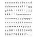 Wandsticker Magnetisches Alphabet von Chispum - pilzessono.shop - zauberhafte Kinderdinge