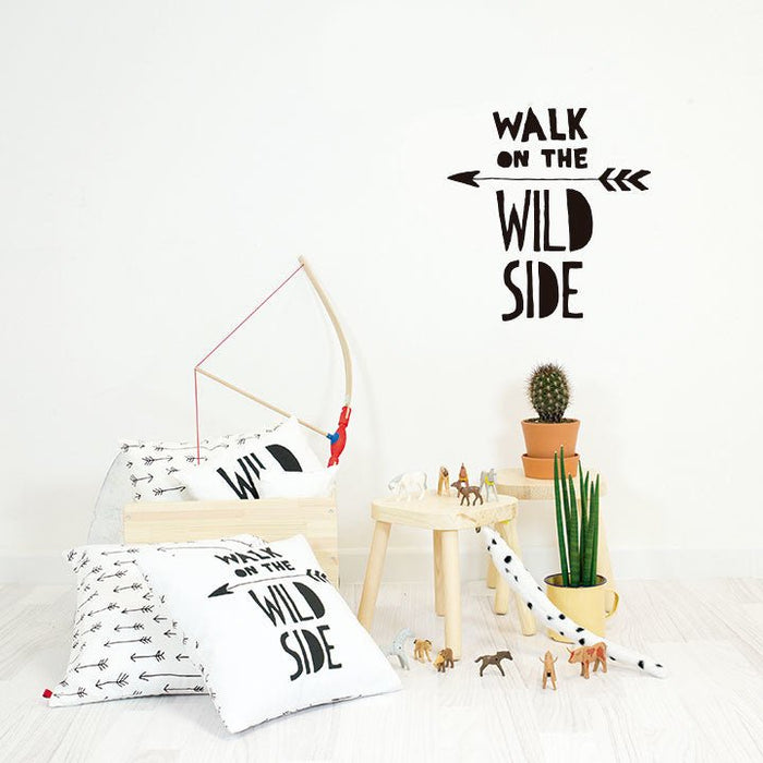 Wandsticker Walk on the wild side | von Chispum - pilzessono.shop - zauberhafte Kinderdinge