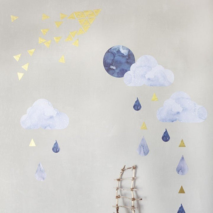 Wandsticker Wolken von Chispum - pilzessono.shop - zauberhafte Kinderdinge