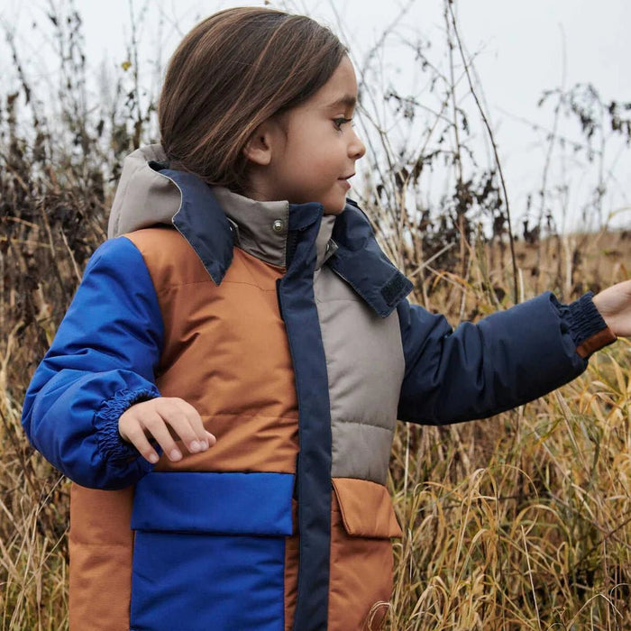 ⋙ Winterjacke Paloma | Colour Block / surf blue multi mix von Liewood ♥ - pilzessono.shop - zauberhafte Kinderdinge