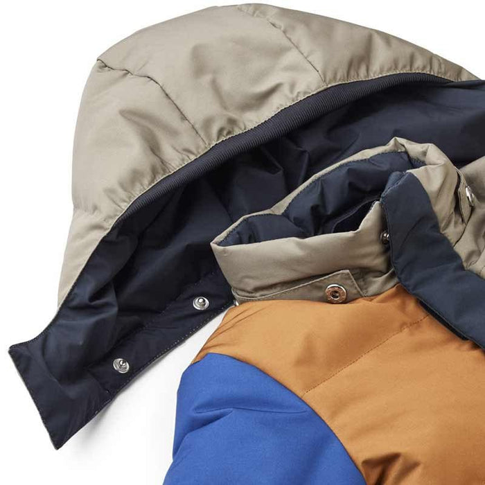 ⋙ Winterjacke Paloma | Colour Block / surf blue multi mix von Liewood ♥ - pilzessono.shop - zauberhafte Kinderdinge