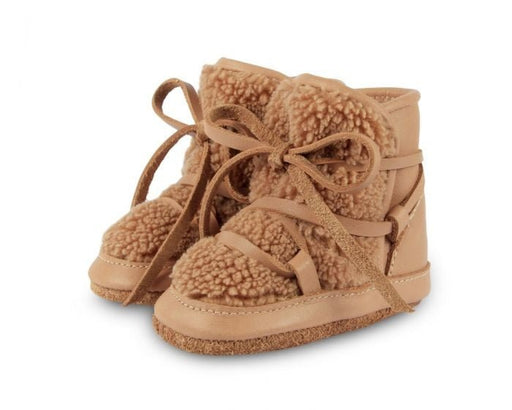 ⋙ Winterschuhe Inuk in hellbraun aus Leder von Donsje ♡ - pilzessono.shop - zauberhafte Kinderdinge