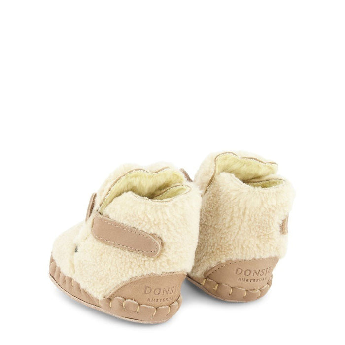 ⋙ Winterschuhe Kapi Exclusive Lining | Alpaca Beige Curly Faux Fur von Donsje ♡ - pilzessono.shop - zauberhafte Kinderdinge