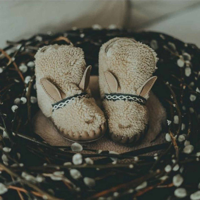 ⋙ Winterschuhe Kapi Exclusive Lining | Alpaca Beige Curly Faux Fur von Donsje ♡ - pilzessono.shop - zauberhafte Kinderdinge