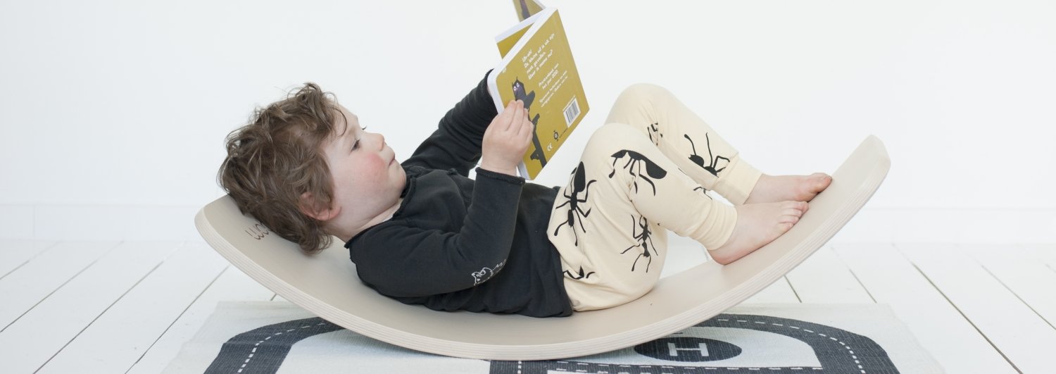 Wobbel Pro Linen (incl. felt) in schwarz - pilzessono.shop - zauberhafte Kinderdinge