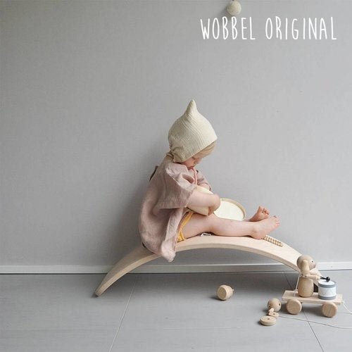 Wobbel Pro Linen (incl. felt) in schwarz - pilzessono.shop - zauberhafte Kinderdinge