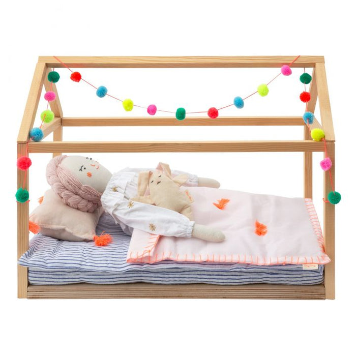 Wooden Bed Dolly Accessory - pilzessono.shop - zauberhafte Kinderdinge