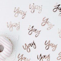 YAY Konfetti in rosegold - pilzessono.shop - zauberhafte Kinderdinge