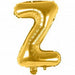 Z Folienballon gold Buchstabe - pilzessono.shop - zauberhafte Kinderdinge