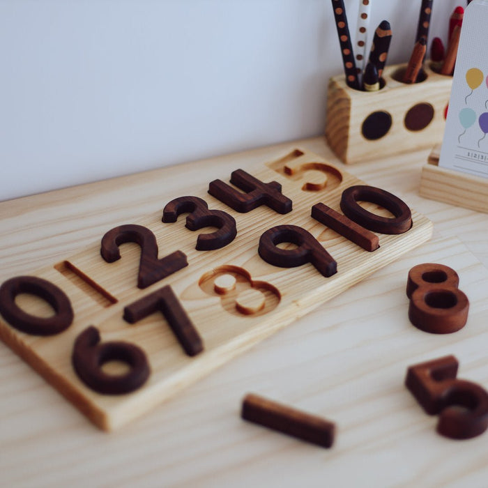 Zahlen Puzzle - pilzessono.shop - zauberhafte Kinderdinge