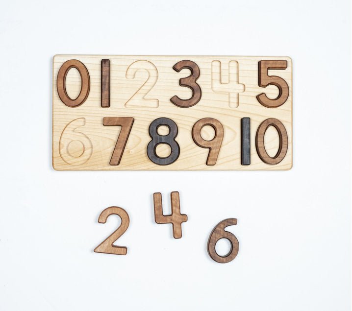 Zahlen Puzzle - pilzessono.shop - zauberhafte Kinderdinge