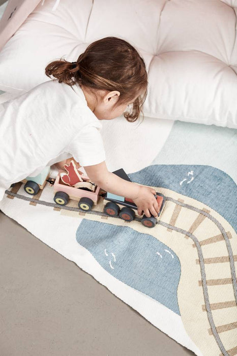 Zug mit Waldtieren - pilzessono.shop - zauberhafte Kinderdinge